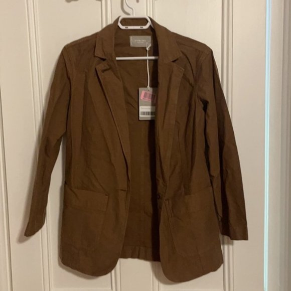 Everlane brown khaki barn style utility jacket - Picture 1 of 2